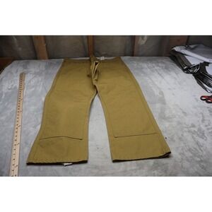 Filson Pants Mens 38x29 Beige Dry Tin Double Knee  Rugged Canvas Field Work RARE